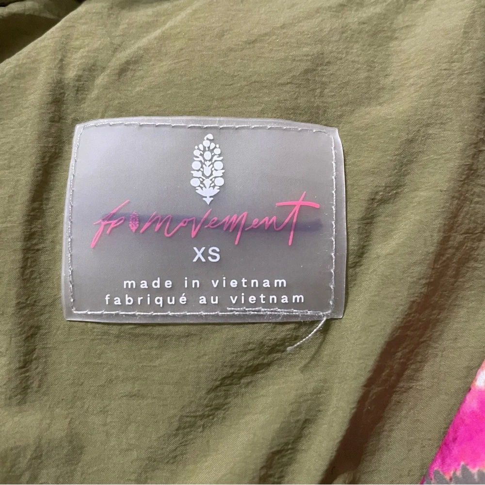 Free People Movement Printed Pippa Packable Puffer Quilted Jacket Sz XS - Picture 13 of 14